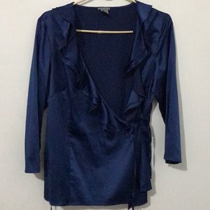 Ann Taylor wrap-around shirt